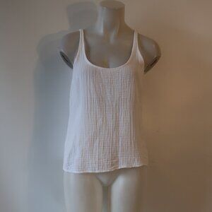 Womens Stark X White Gauze Tank Top M